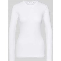 Samsøe Samsøe Longsleeve mit Rundhalsausschnitt Modell 'ALEXA' in Weiss, Größe XL von Samsøe Samsøe