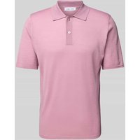 Samsøe Samsøe Poloshirt mit kurzer Knopfleiste Modell 'ROWAN' in Rose, Größe XXL von Samsøe Samsøe