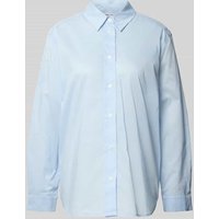 Samsøe Samsøe Regular Fit Bluse mit Kentkragen Modell 'SANOS' in Hellblau, Größe M von Samsøe Samsøe