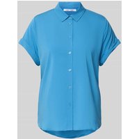 Samsøe Samsøe Regular Fit Bluse mit Knopfleiste Modell 'MAJAN' in Blau, Größe XS Samsøe Samsøe Regular Fit Bluse mit Knopfleiste Modell 'MAJAN' in Blau, Größe XS von Samsøe Samsøe