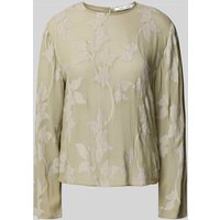 Samsøe Samsøe Regular Fit Bluse mit Rundhalsausschnitt Modell 'SAMADDA' in Lind, Größe XS von Samsøe Samsøe