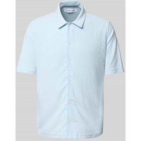 Samsøe Samsøe Regular Fit Freizeithemd mit 1/2-Arm Modell 'KVISTBRO' in Hellblau, Größe XL von Samsøe Samsøe