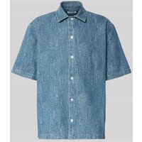 Samsøe Samsøe Regular Fit Freizeithemd mit 1/2-Arm Modell 'SAAYO X' in Blau, Größe M von Samsøe Samsøe