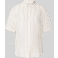 Samsøe Samsøe Regular Fit Leinenbluse Modell 'SALARIKAR' in Offwhite, Größe XL von Samsøe Samsøe