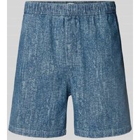 Samsøe Samsøe Shorts mit elastischem Bund in Blau, Größe M von Samsøe Samsøe