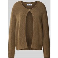 Samsøe Samsøe Strickcardigan mit Knopfverschluss Modell 'CASSANDRA' in Hazel Melange, Größe M von Samsøe Samsøe