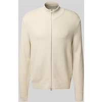 Samsøe Samsøe Strickjacke mit Reißverschluss Modell 'SADEM' in Offwhite, Größe M von Samsøe Samsøe