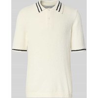 Samsøe Samsøe Strickshirt mit Polokragen Modell 'SAPEDRO POLO' in Offwhite, Größe XXL Samsøe Samsøe Strickshirt mit Polokragen Modell 'SAPEDRO POLO' in Offwhite, Größe XXL von Samsøe Samsøe