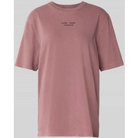 Samsøe Samsøe T-Shirt mit Label-Print Modell 'MARCUS' in Rot Melange, Größe XXL von Samsøe Samsøe