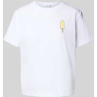 Samsøe Samsøe T-Shirt mit Motiv-Print Modell 'CAMINO' in Weiss, Größe L Samsøe Samsøe T-Shirt mit Motiv-Print Modell 'CAMINO' in Weiss, Größe L von Samsøe Samsøe