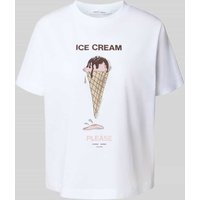 Samsøe Samsøe T-Shirt mit Motiv-Print Modell 'SAJUNI' in Weiss, Größe XL Samsøe Samsøe T-Shirt mit Motiv-Print Modell 'SAJUNI' in Weiss, Größe XL von Samsøe Samsøe