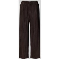 Samsøe Samsøe Wide Leg Stoffhose mit Plisseefalten Modell 'UMA' in Schoko Melange, Größe L Samsøe Samsøe Wide Leg Stoffhose mit Plisseefalten Modell 'UMA' in Schoko Melange, Größe L von Samsøe Samsøe