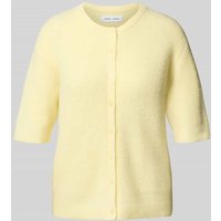 Samsøe Samsøe Wolljacke aus Woll-Mix mit 1/2-Arm Modell 'Saanoura' in Hellgelb Melange, Größe M Samsøe Samsøe Wolljacke aus Woll-Mix mit 1/2-Arm Modell 'Saanoura' in Hellgelb Melange, Größe M von Samsøe Samsøe