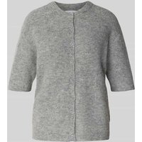 Samsøe Samsøe Wolljacke aus Woll-Mix mit 1/2-Arm Modell 'Saanoura' in Hellgrau Melange, Größe M Samsøe Samsøe Wolljacke aus Woll-Mix mit 1/2-Arm Modell 'Saanoura' in Hellgrau Melange, Größe M von Samsøe Samsøe
