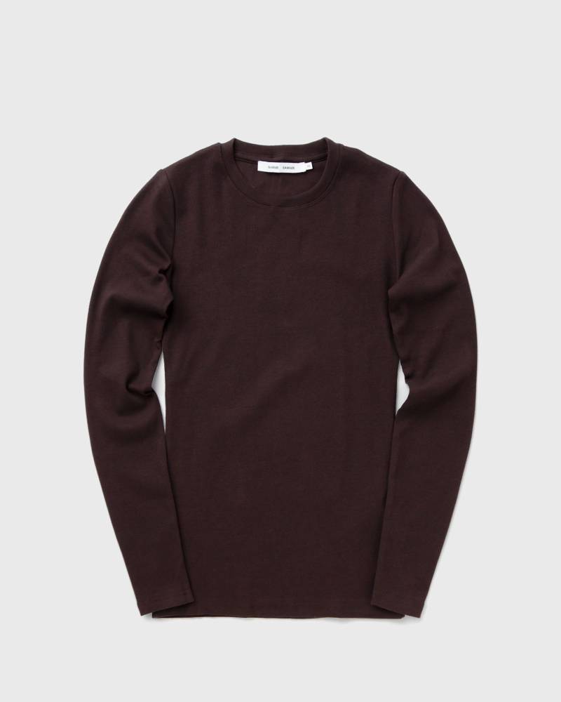 Samsøe & Samsøe ALEXA LS 7542 women Longsleeves brown in Größe:XL von Samsøe & Samsøe