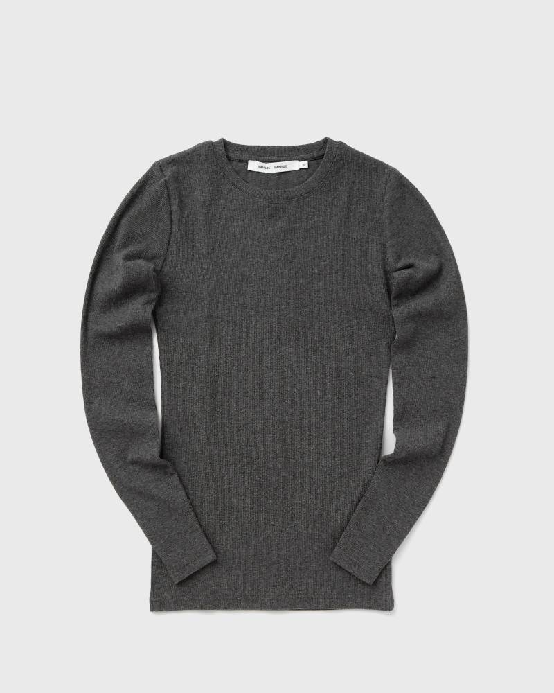 Samsøe & Samsøe ALEXA LS 7542 women Longsleeves grey in Größe:M von Samsøe & Samsøe