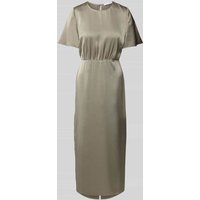 Samsøe Samsøe Midikleid mit 1/2-Arm Modell 'SALUCINDY' in Oliv, Größe L von Samsøe Samsøe