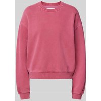 Samsøe Samsøe Oversized Sweatshirt mit gerippten Abschlüssen Modell 'SAVA' in Rose, Größe M von Samsøe Samsøe