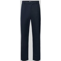 Samsøe Samsøe Regular Fit Bundfaltenhose mit elastischem Bund Modell 'SABERTIL' in Dunkelblau, Größe XXL von Samsøe Samsøe