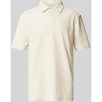 Samsøe Samsøe Regular Fit Poloshirt mit kurzer Knopfleiste in Offwhite, Größe XXL Samsøe Samsøe Regular Fit Poloshirt mit kurzer Knopfleiste in Offwhite, Größe XXL von Samsøe Samsøe