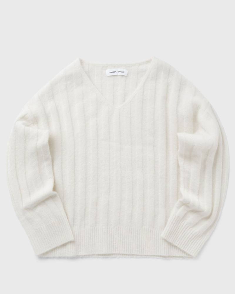 Samsøe & Samsøe SANOR V-NECK 7355 women Pullovers beige in Größe:L von Samsøe & Samsøe