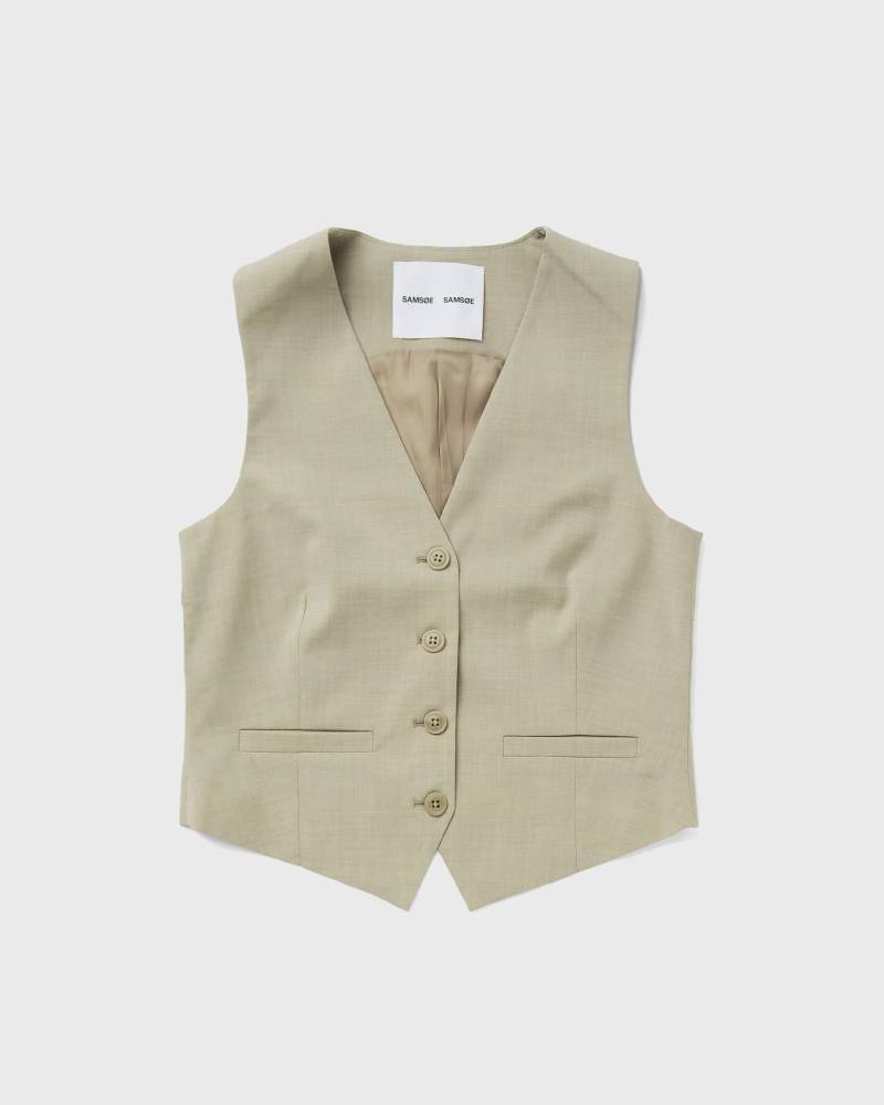 Samsøe & Samsøe SARAMONA VEST 15145 women Vests green in Größe:M von Samsøe & Samsøe
