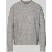 Samsøe Samsøe Strickpullover mit Rundhalsausschnitt Modell 'ANOUR' in Mittelgrau Melange, Größe XL Samsøe Samsøe Strickpullover mit Rundhalsausschnitt Modell 'ANOUR' in Mittelgrau Melange, Größe XL von Samsøe Samsøe