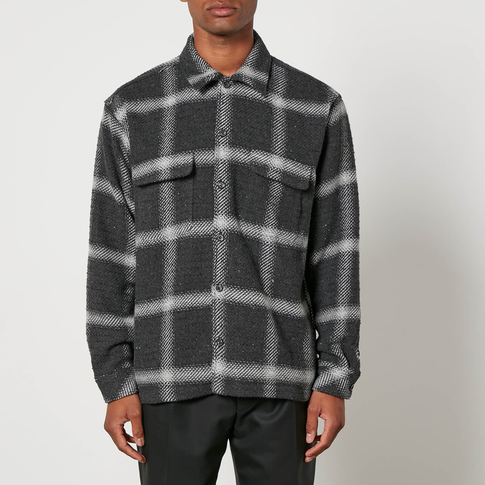 Samsøe Samsøe Castor Tweed Overshirt - S von Samsøe Samsøe