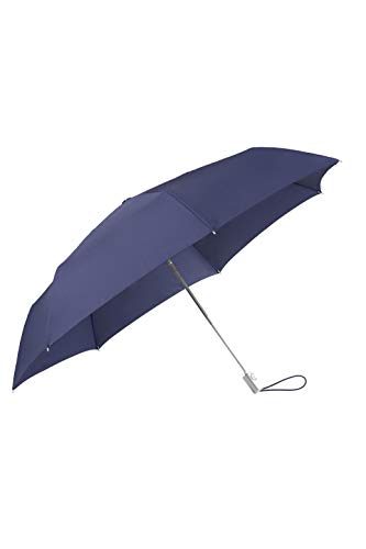 Samsonite Alu Drop S - 3 Section Auto Open Close Slim Regenschirm, 26 cm, Indigo Blue von Samsonite