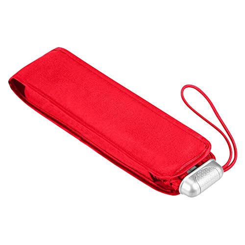 Samsonite Alu Drop S - 3 Section Manual Mini Flat Regenschirm, 23 cm, 1 Liter, Tomato von Samsonite