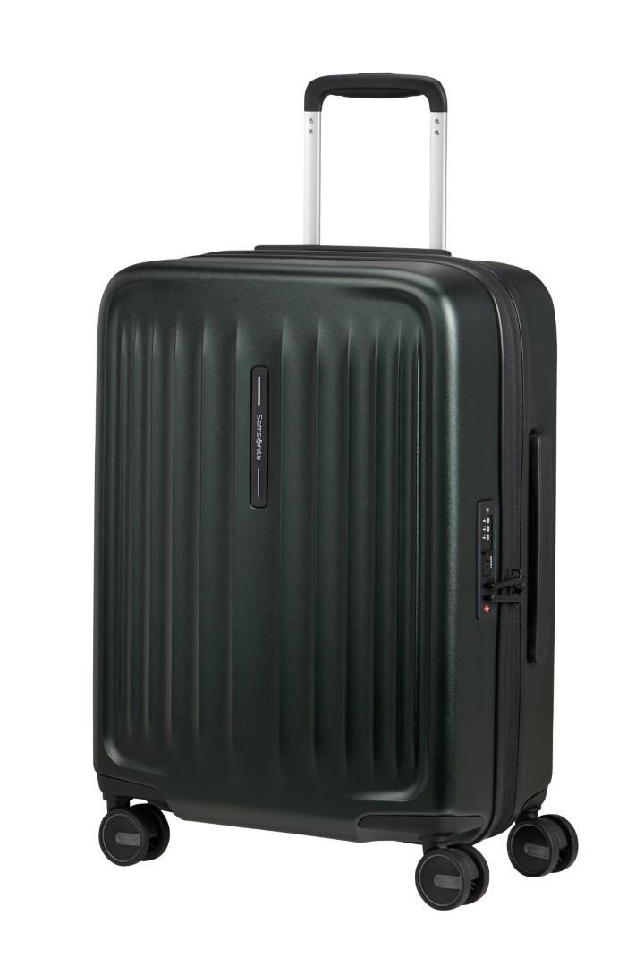 Samsonite - 4Rad-Schalentrolley Spinner 55 Deep Green Grün von Samsonite
