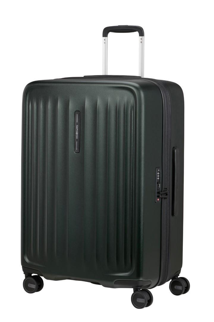 Samsonite - 4Rad-Schalentrolley Spinner 67 Exp Deep Green Grün von Samsonite