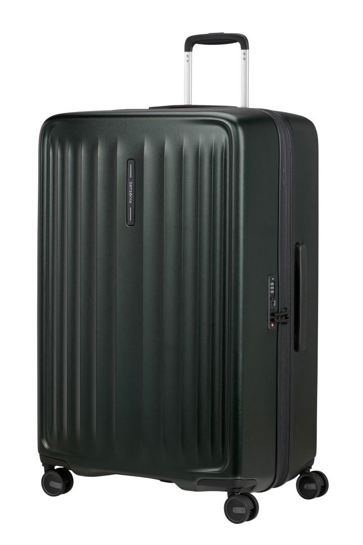 Samsonite - 4Rad-Schalentrolley Spinner 75 Exp Deep Green Grün von Samsonite