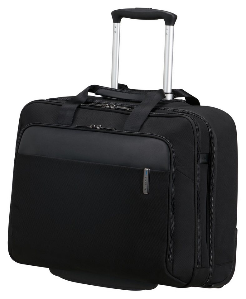 Samsonite Aktentasche EVOSIGHT 17,3'' mit Rollen, Businesstasche mit Rollen und Teleskopstange Trolleyaufstecksystem von Samsonite