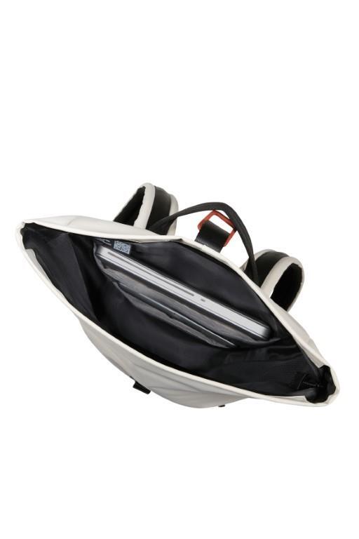 Samsonite - COATIFY BIZ Computerrucksack Rolltop Backpack 15.6 Matt Quartz-Ivy weiß/grün von Samsonite