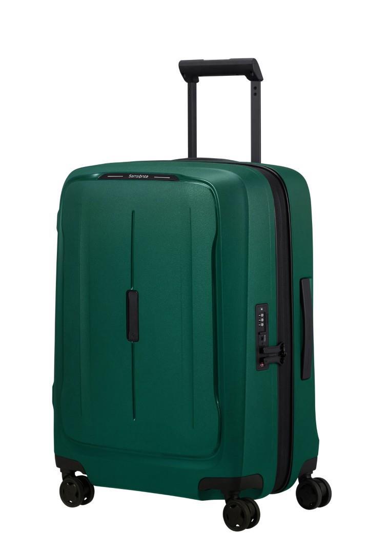 Samsonite - ESSENS 4R-Schalentrolley Spinner 55 Exp Zip Alpine Green Grün von Samsonite