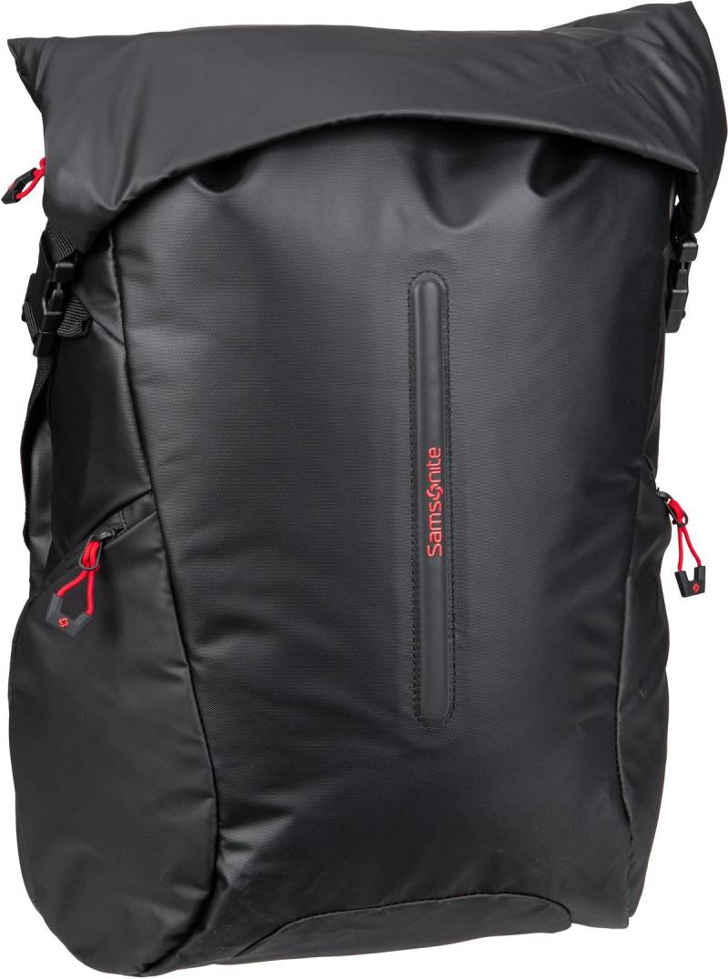 Samsonite Ecodiver Rolltop Backpack L  in Schwarz (0.7 Liter), Rolltop Rucksack von Samsonite
