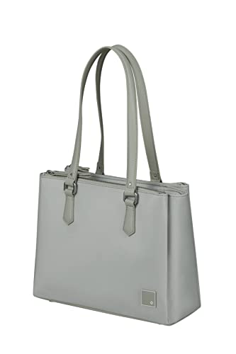 Samsonite Essentially Karissa - Schultertasche mit 3 Fächer, 34 cm, Grau (Dove Grey) von Samsonite