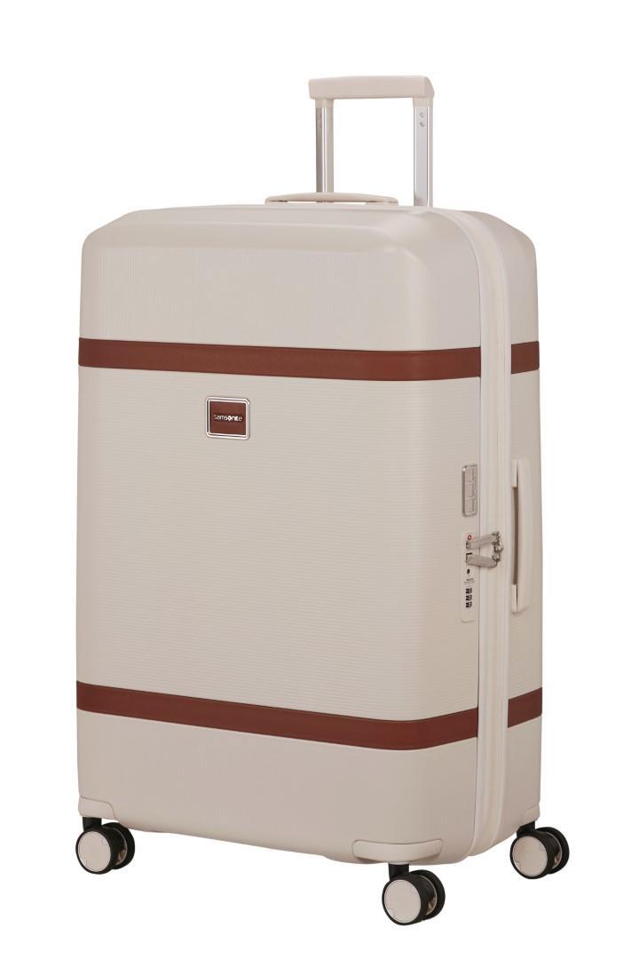 Samsonite - IMAGE 4Rad-Schalentrolley Spinner 75 Exp Ivory Weiß von Samsonite