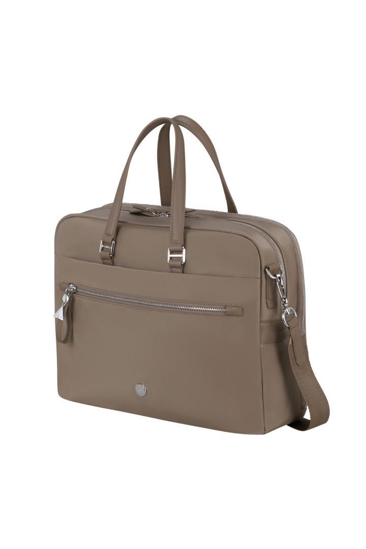 Samsonite - KARISSA EVO Rv-Aktenmappe Bailhandle 15.6 2 Comp Nut Brown Beige von Samsonite