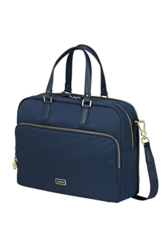 Samsonite Karissa Biz 2.0 - Laptoptasche 15.6 Zoll mit 2 Fächer, 39 cm, Blau (Midnight Blue) von Samsonite