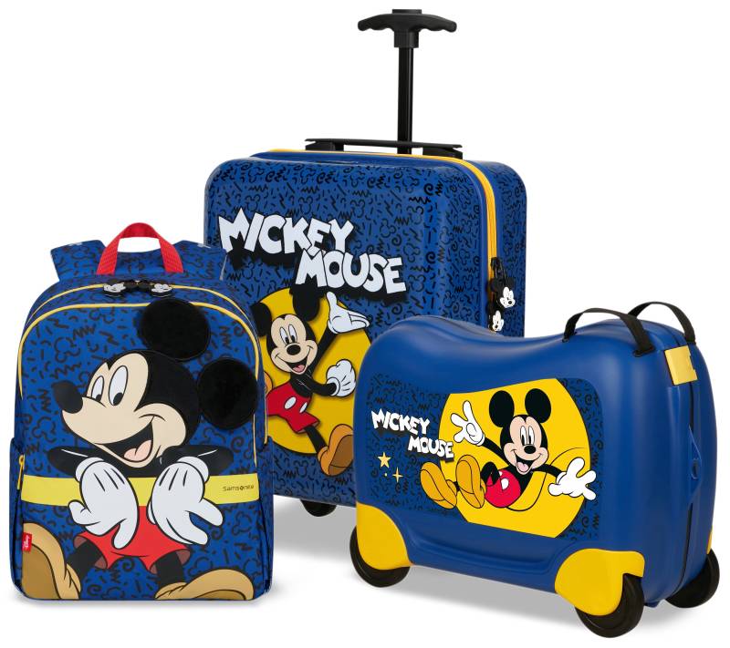 Samsonite Kinderkoffer "DAYDREAM DISNEY, Mickey Happy" 24 l 4 Rollen Kinder-Reisegepäck Kindertrolley von Samsonite