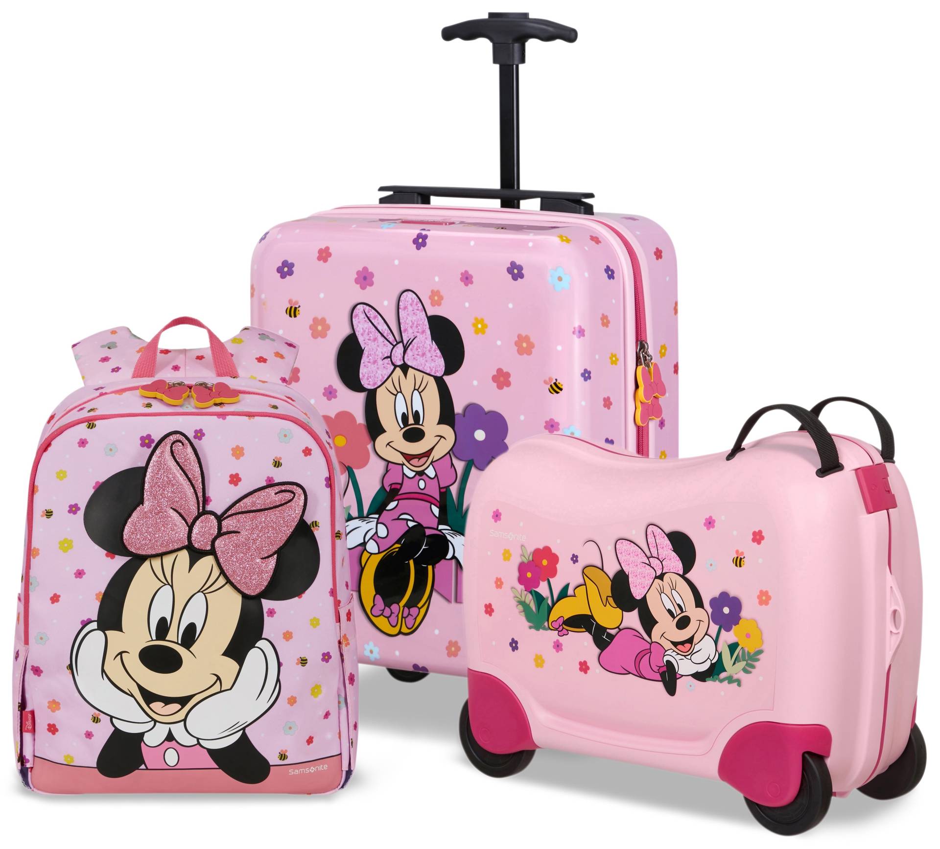 Samsonite Kinderkoffer "DAYDREAM DISNEY, Minnie Flower Power" 24 l 4 Rollen Kinder-Reisegepäck Kindertrolley Samsonite Kinderkoffer "DAYDREAM DISNEY, Minnie Flower Power" 24 l 4 Rollen Kinder-Reisegepäck Kindertrolley von Samsonite