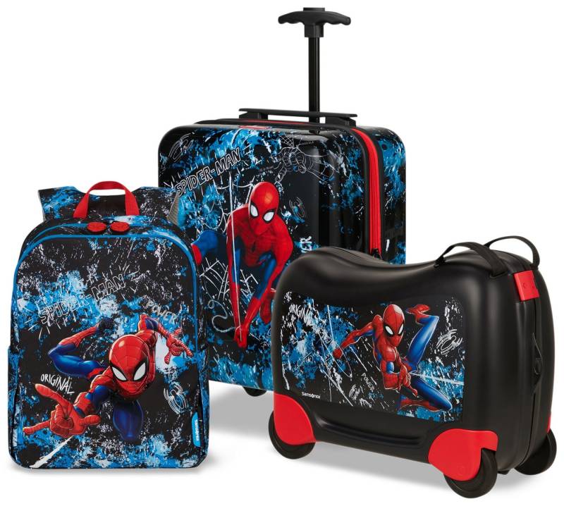 Samsonite Kinderkoffer DAYDREAM MARVEL, Spiderman Mystery, 4 Rollen, Kinder-Reisegepäck Kindertrolley von Samsonite