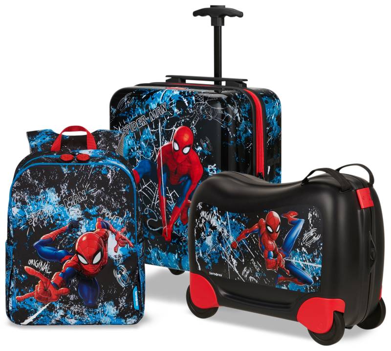 Samsonite Kinderkoffer "DAYDREAM MARVEL, Spiderman Mystery" 24 l 4 Rollen Kinder-Reisegepäck Kindertrolley von Samsonite
