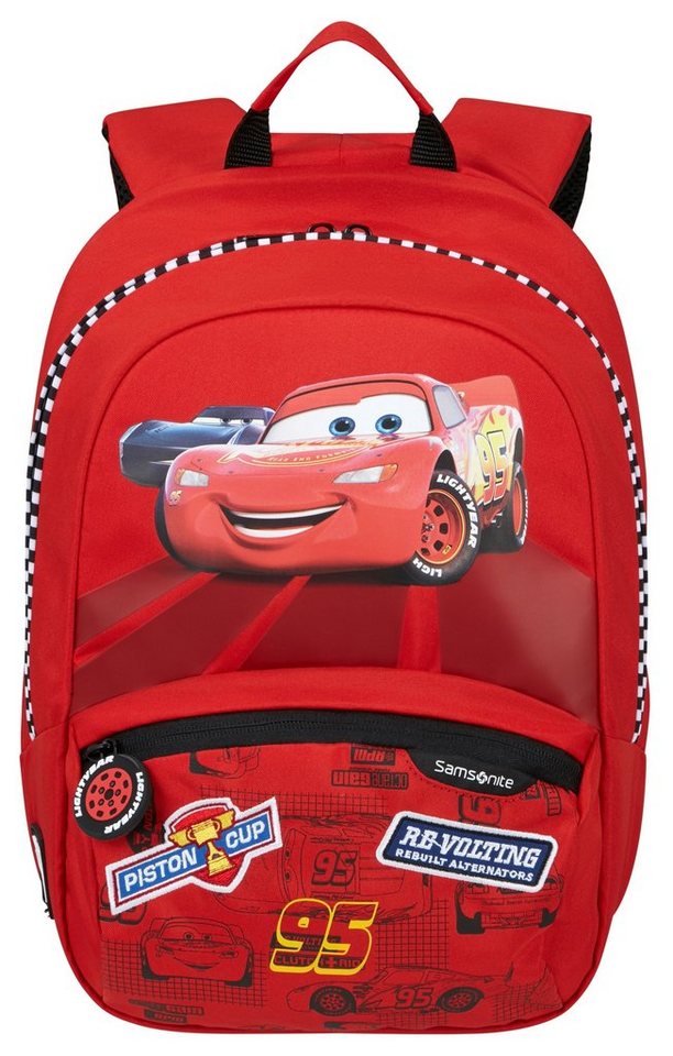 Samsonite Kinderrucksack DISNEY CARS S+, Kinder Freizeitrucksack Kindergartenrucksack aus recyceltem Material von Samsonite