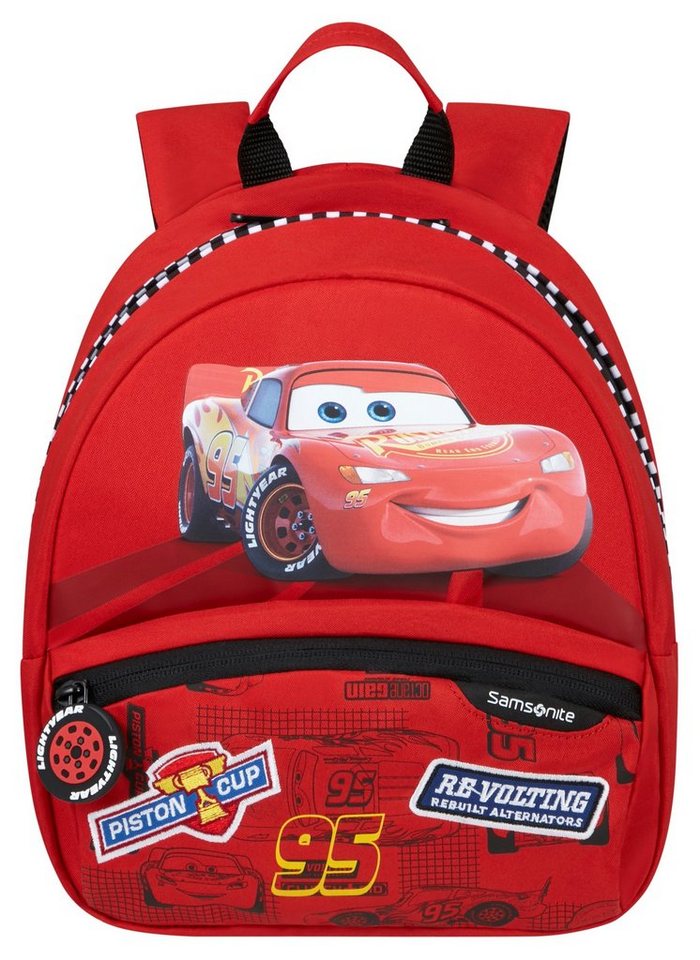 Samsonite Kinderrucksack DISNEY CARS S, Kinder Freizeitrucksack Kindergartenrucksack aus recyceltem Material von Samsonite