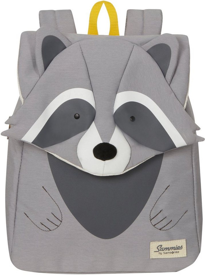 Samsonite Kinderrucksack Happy Sammies ECO, Racoon Remy, S+, Kindergartenrucksack Kinderfreizeitrucksack Kinder-Backpack von Samsonite