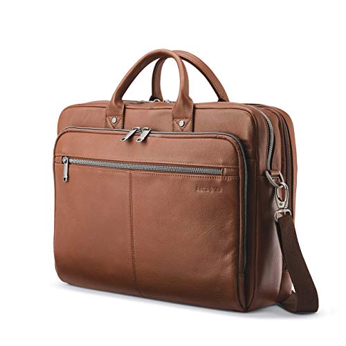 Samsonite Klassische Aktentasche aus Leder, cognac (Braun) - 126039-1221 von Samsonite