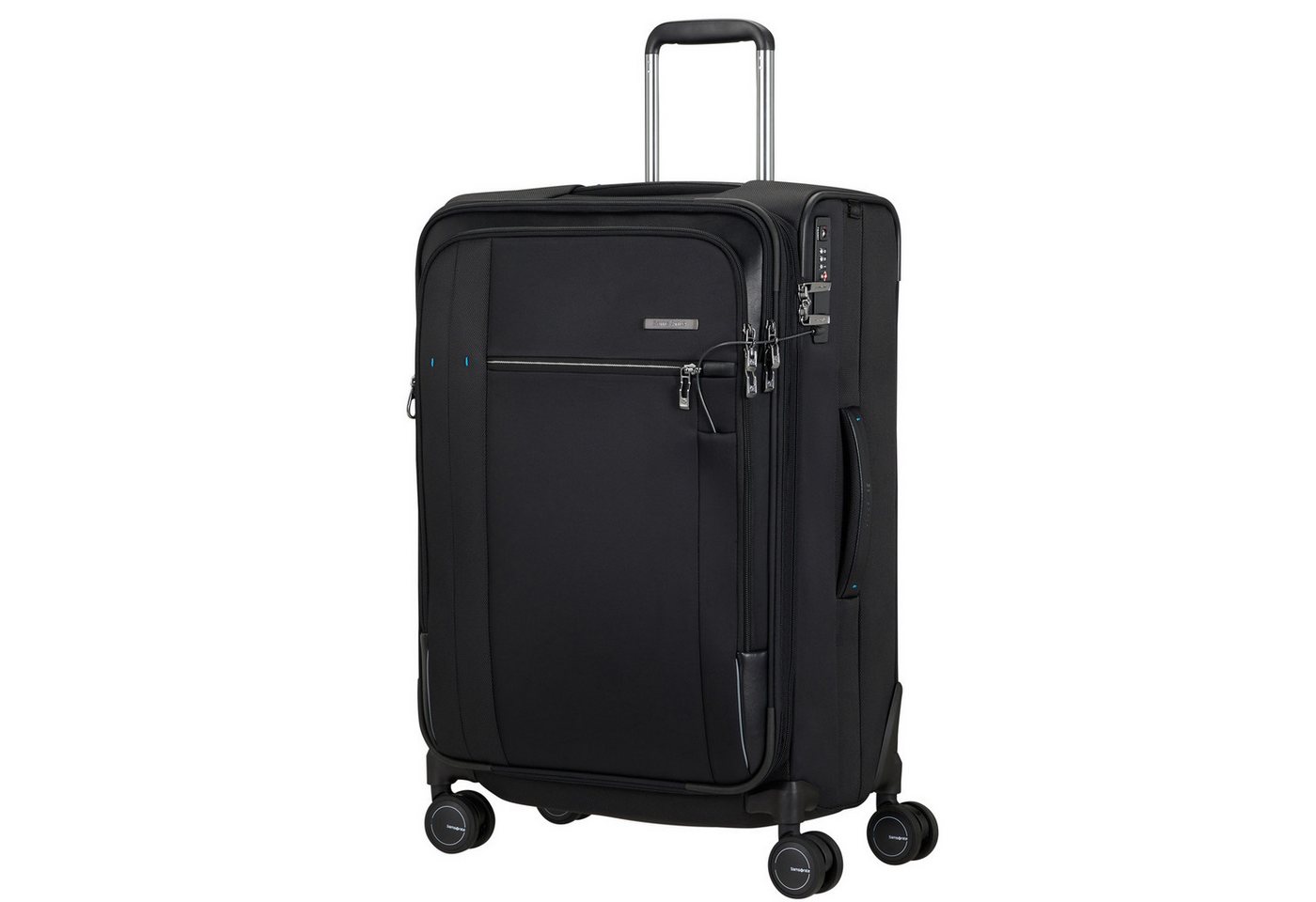 Samsonite Koffer Samsonite 4-Rad Trolley 68/25 EXP. Spectrolite 3.0 TRVL Black, 4 Rollen Rollen von Samsonite